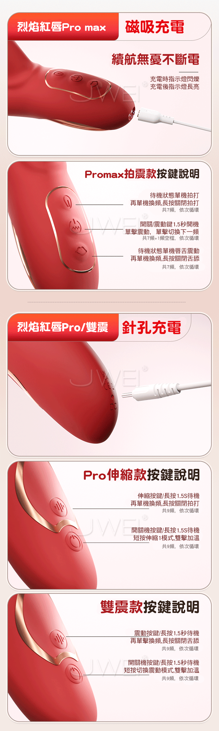 BODY SAFE 7頻拍打+7頻舌舔 APP智能溫感G點棒
