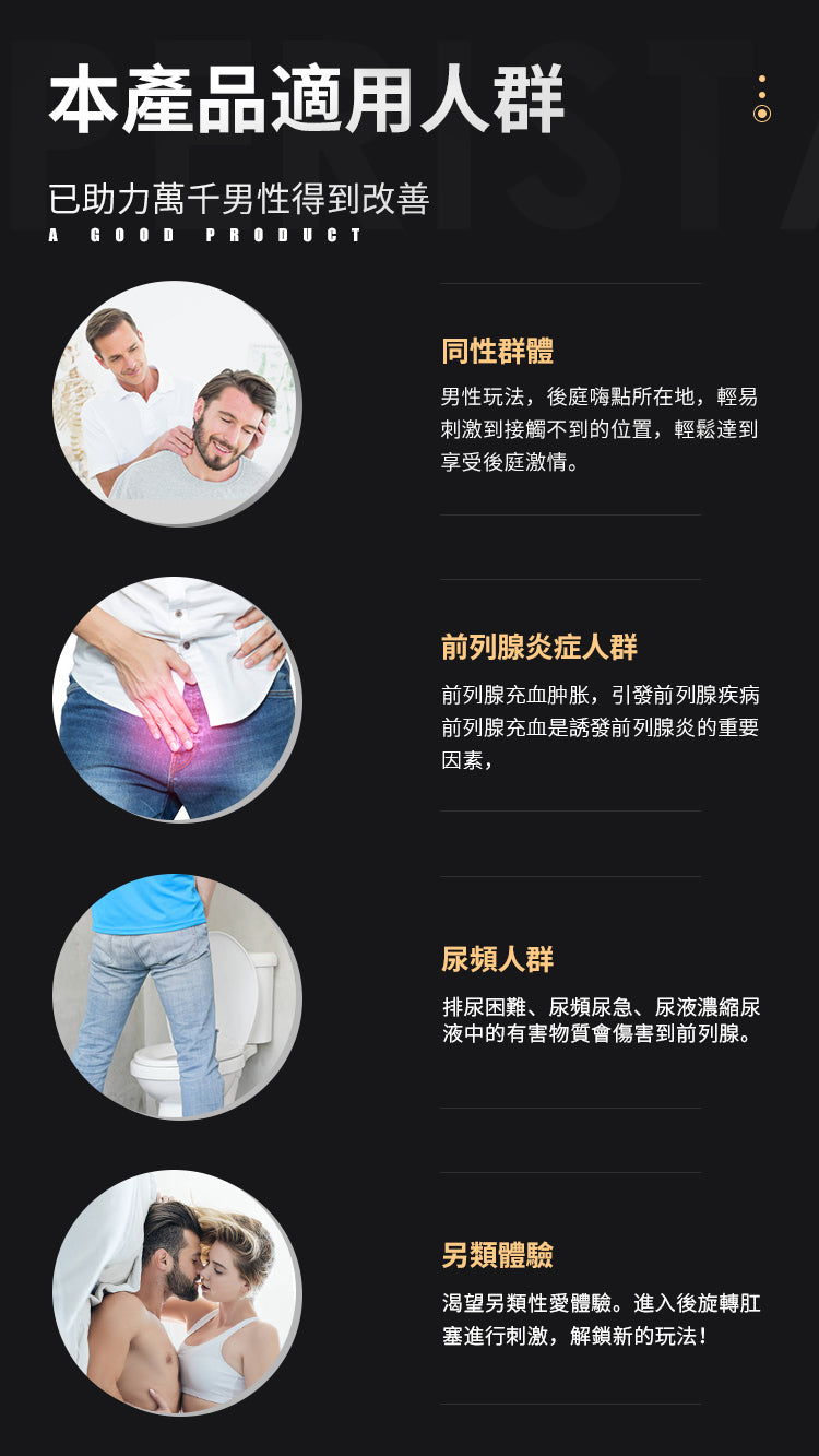 YEAIN - PROSTATE 前列腺加溫震動器