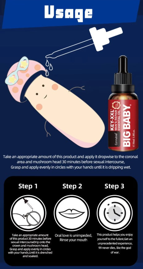 BIG BABY KEY-XXL 增大精油 (30ml)