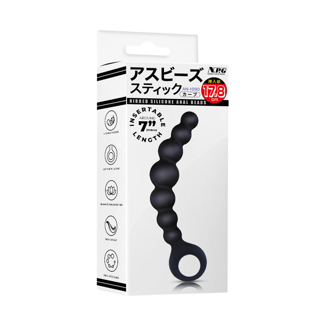 NPG アスビーズスティック 17.8cm彎形拉珠