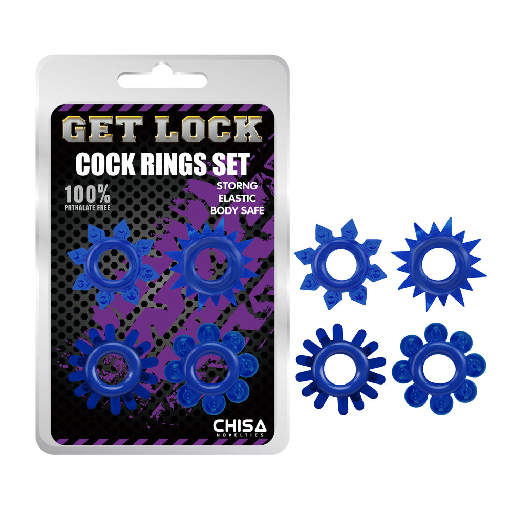 CHISA - Cock Rings Set 延時持久環 4件套