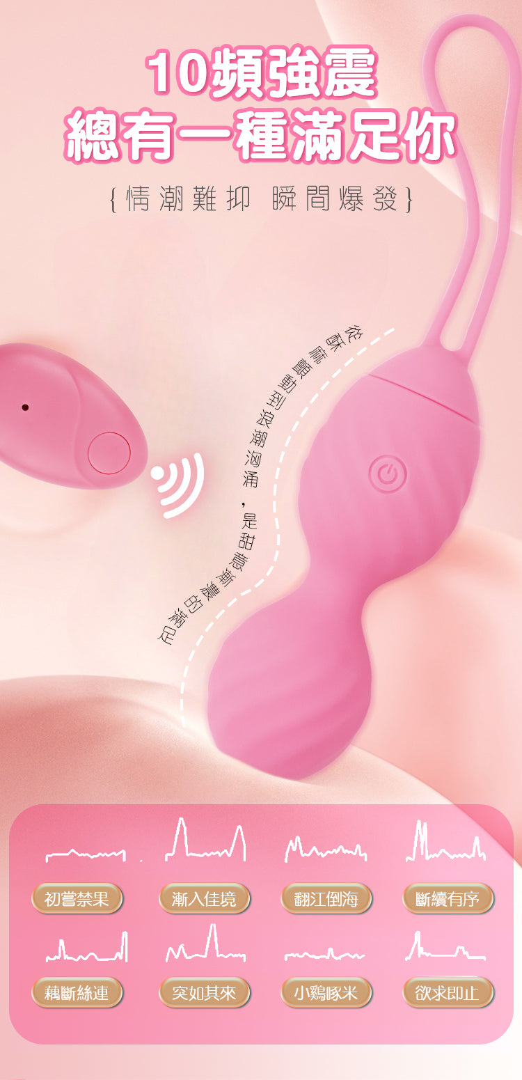 CHISA - Ridged Vibrating Bullet 無線遙控凱格爾震動器