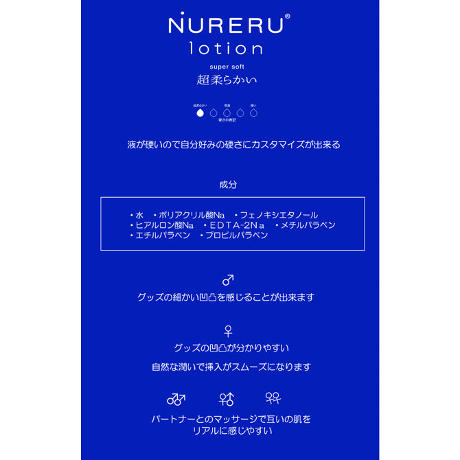 NURERU - 超柔らかい潤滑劑 (250ml)