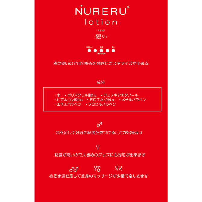 NURERU - 超柔硬い潤滑劑 (250ml)