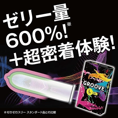 Okamoto 岡本 GROOVE L SIZE 加潤貼身 (6片裝)