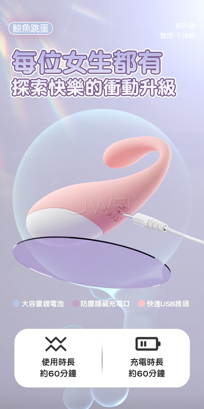 BODY SAFE 小鯨魚 智能APP+無線遙控 隱形穿戴按摩器