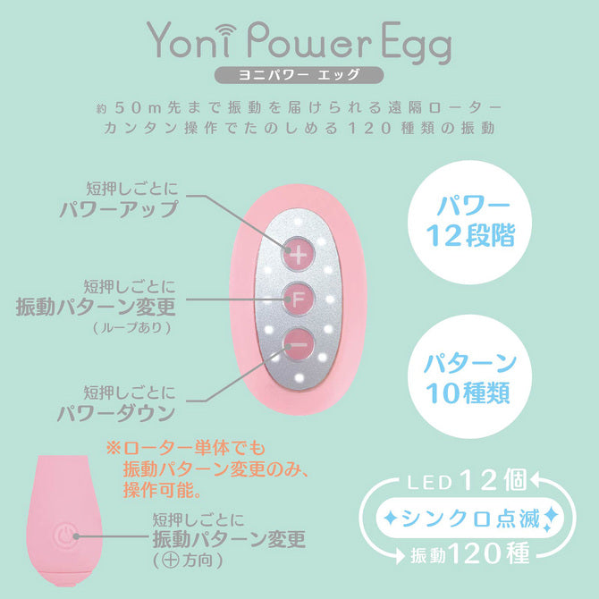 SSI - Yoni Power Egg 無線遙控凱格爾震蛋