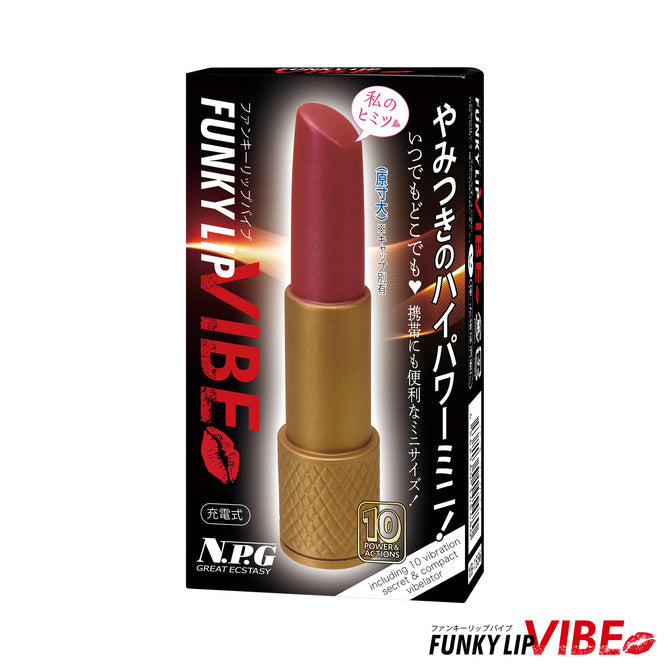 NPG - FUNKY LIP VIBE 唇膏造型震動器