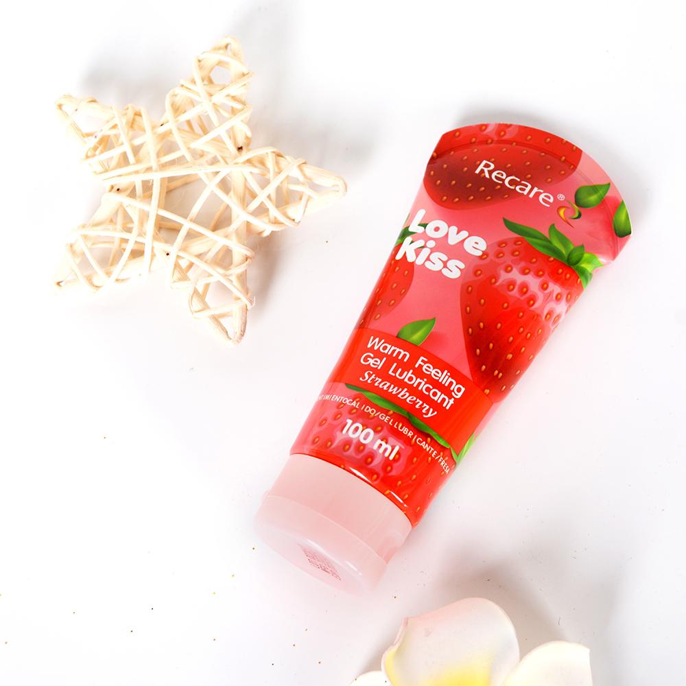 LOVE KISS - 草莓味熱感潤滑劑