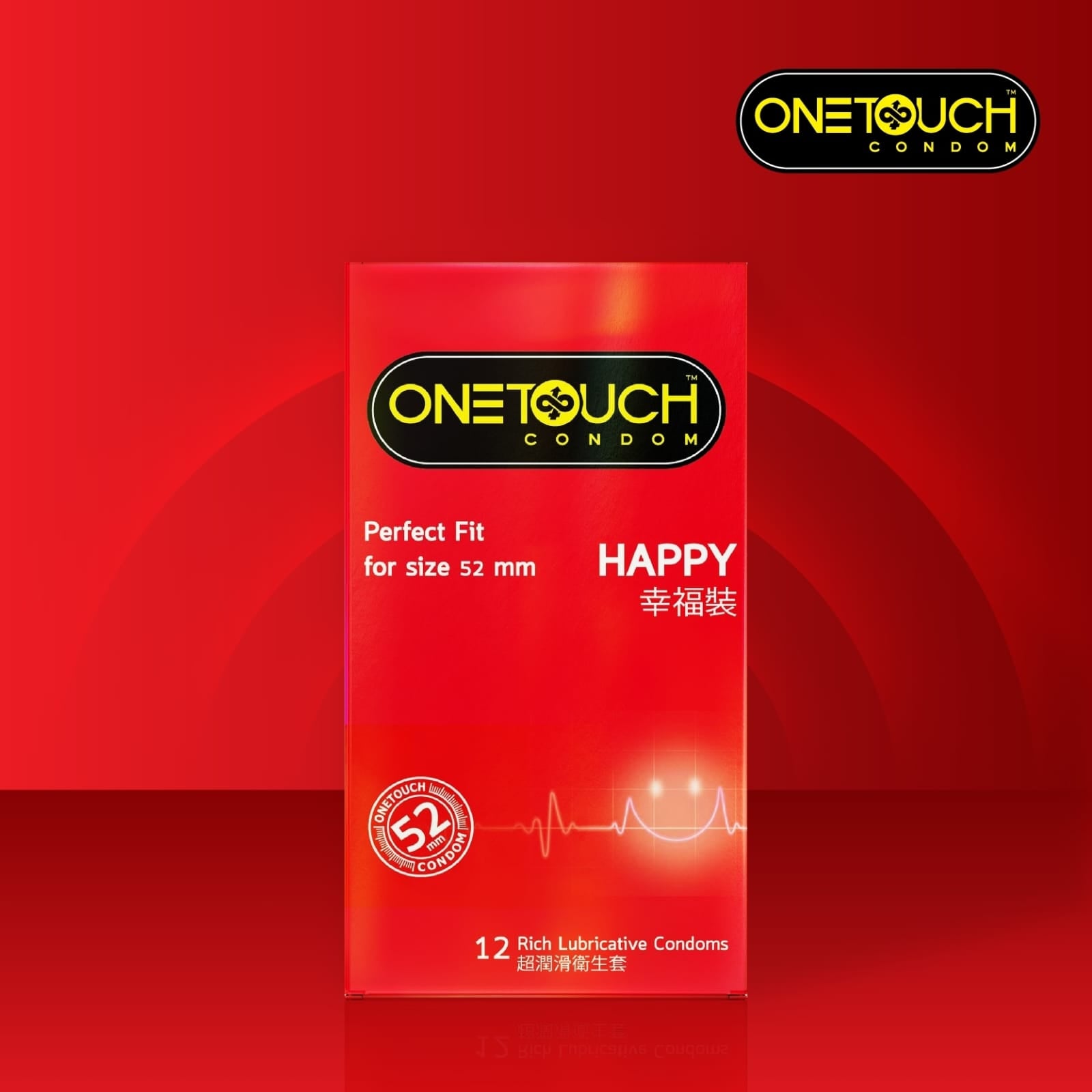 One Touch - Classic Happy 超潤滑裝 (12片裝)