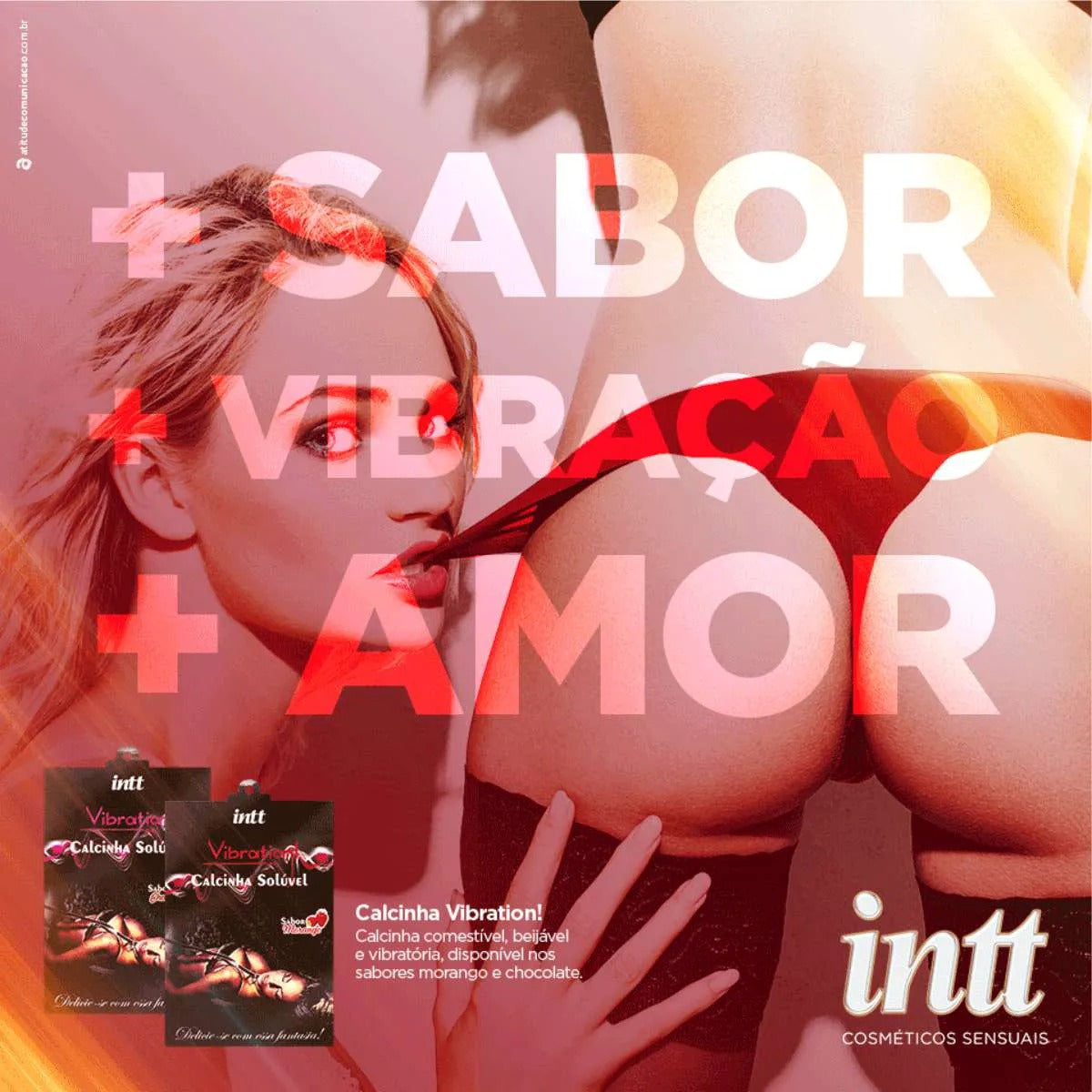 巴西Intt - Vibration Soluble 可溶性食用性感內褲 (草莓味)