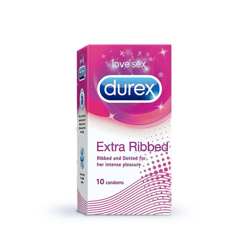 Durex 杜蕾斯 - Extra Ribbed 激爽螺紋凸點 (10片裝)