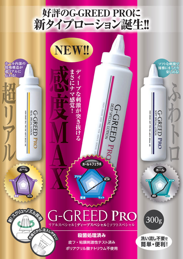 G-GREED PRO 高品質免洗潤滑劑 中黏度 (300ml)